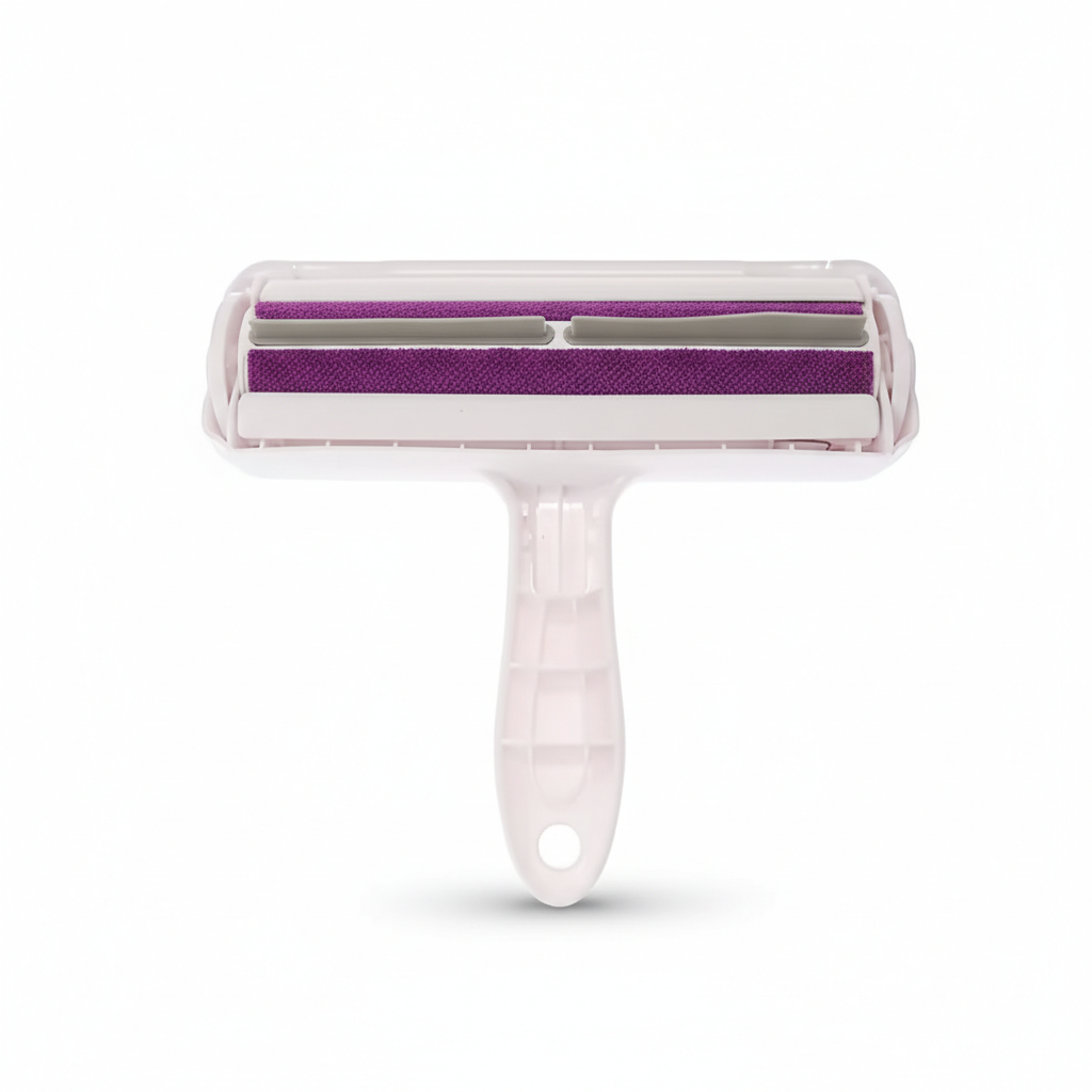 Self-Cleaning Reusable Pet Hair Roller – Efficient Fur Removal Tool