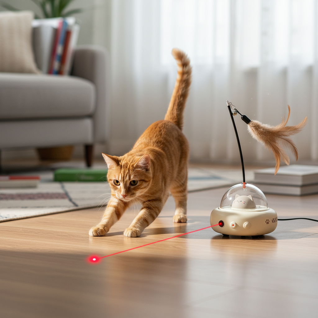 Intelligent Electric Cat Toy – Automatic Laser